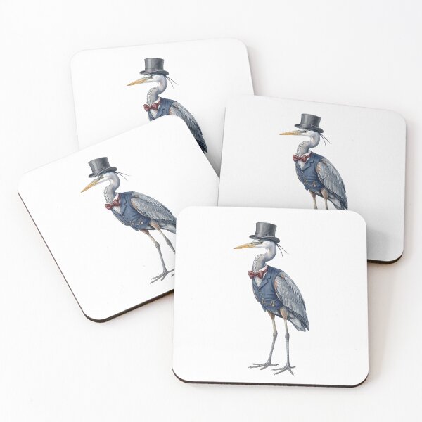 Item preview, Gentleman Blue Heron Vest designed and sold by Roy & Tiffany.