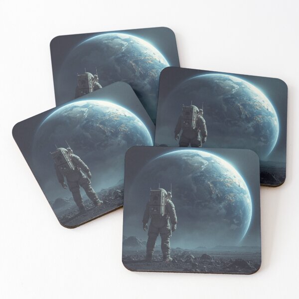 Item preview, Lone Astronaut On Alien Planet designed and sold by SimoPumba.