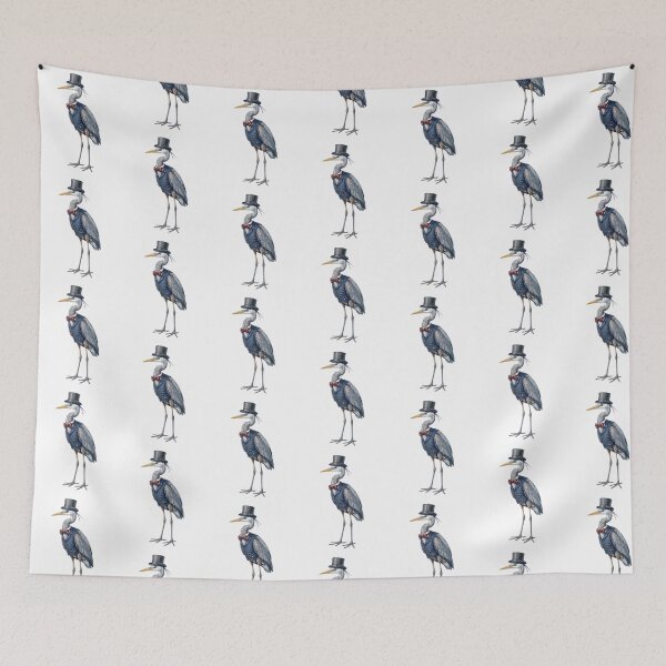 Item preview, Gentleman Blue Heron Vest designed and sold by Roy & Tiffany.