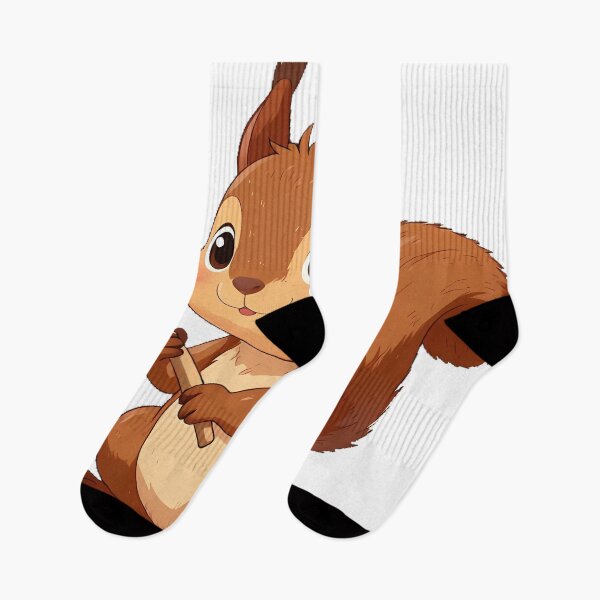 Item preview, Cute Squirrel with a Honey Dipper designed and sold by pumsquare.