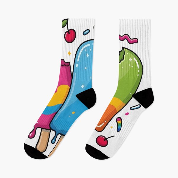 Item preview, delicious colorful cheerful ice lolly designed and sold by octozap.