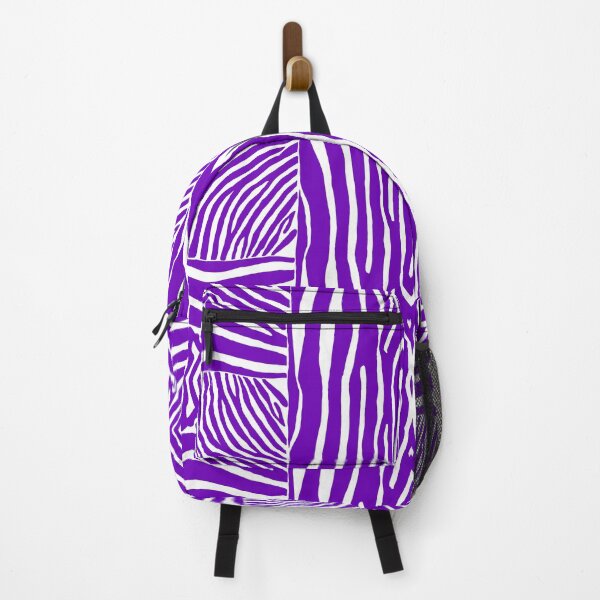 Item preview, Hand drawn purple zebra stripes designed and sold by Anne Londez Studio.