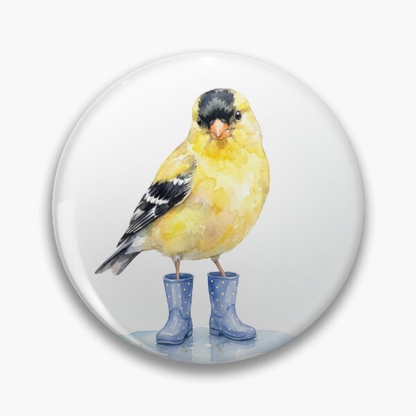 Item preview, American Goldfinch Blue Boots designed and sold by Roy & Tiffany.