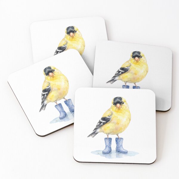 Item preview, American Goldfinch Blue Boots designed and sold by Roy & Tiffany.