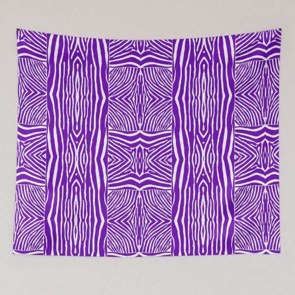 Item preview, Hand drawn purple zebra stripes designed and sold by Anne Londez Studio.