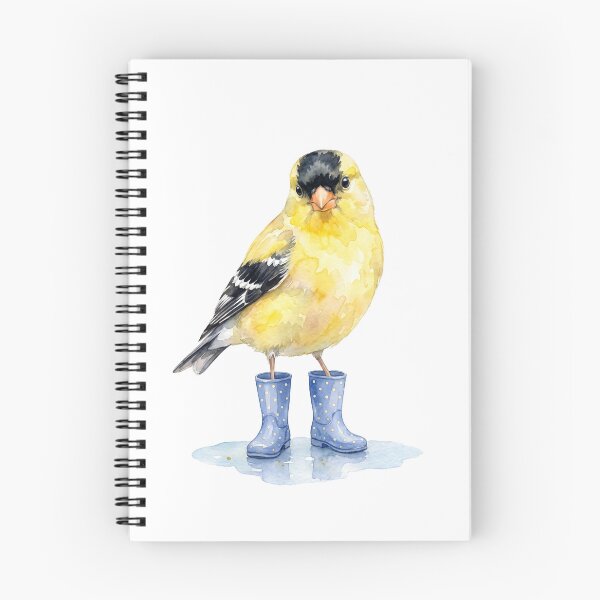 Item preview, American Goldfinch Blue Boots designed and sold by Roy & Tiffany.