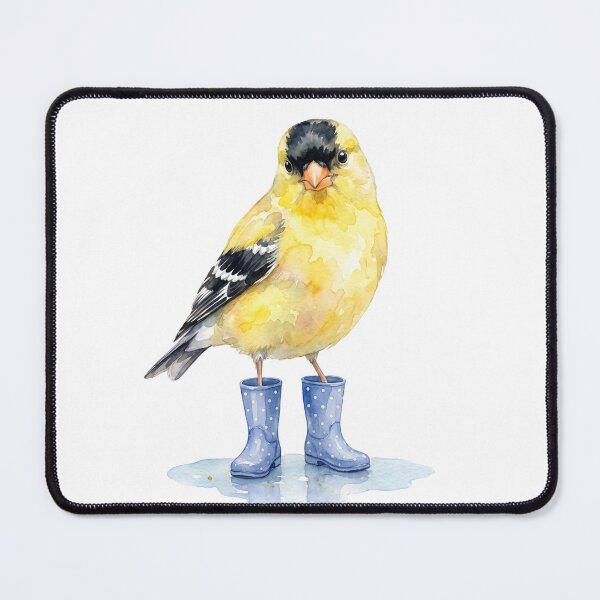 Item preview, American Goldfinch Blue Boots designed and sold by Roy & Tiffany.