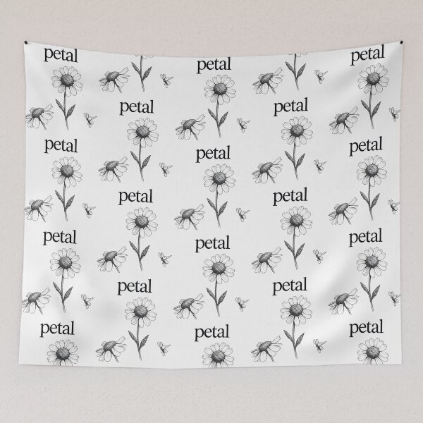 Item preview, Petal Daisy Floral Botanical Vintage Flower Music Fan designed and sold by Noctivyra.