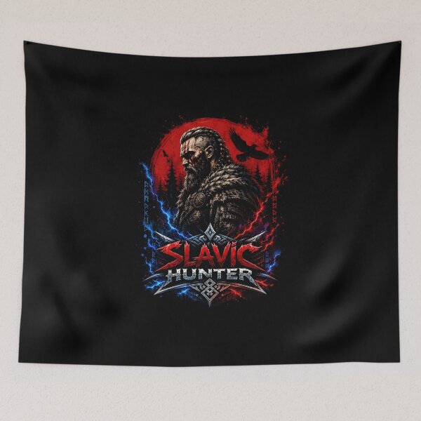 Item preview, Slavic Hunter – Viking Warrior Raven Norse Mythology designed and sold by Bizon2910.
