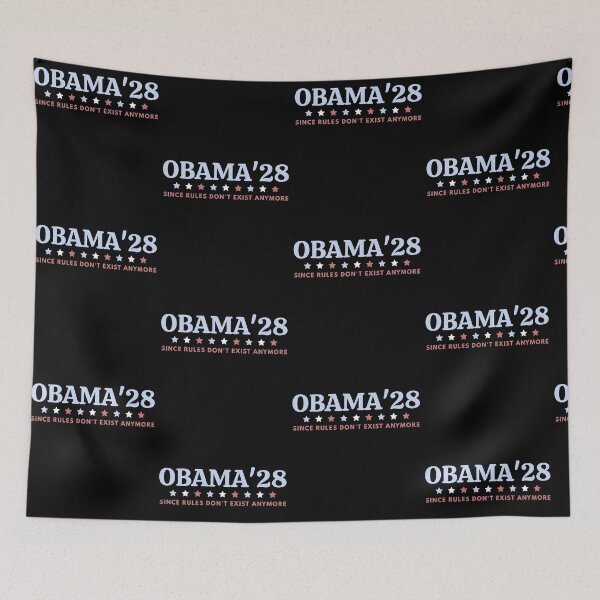 Item preview, Obama ’28 – Since Rules Don’t Exist Anymore Political Satire designed and sold by ViniBall.