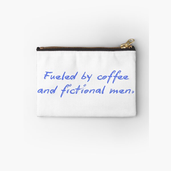 Item preview, Fueled By Coffee And Fictional Men Cursive designed and sold by eMKa82.