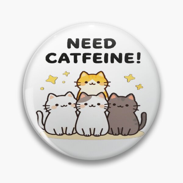 Item preview, Funny Relax with Cats and Caffeine NEED CATFEINE! designed and sold by Giulivo Store Graphic.