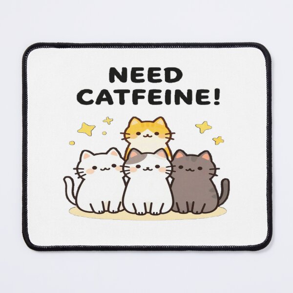 Item preview, Funny Relax with Cats and Caffeine NEED CATFEINE! designed and sold by Giulivo Store Graphic.