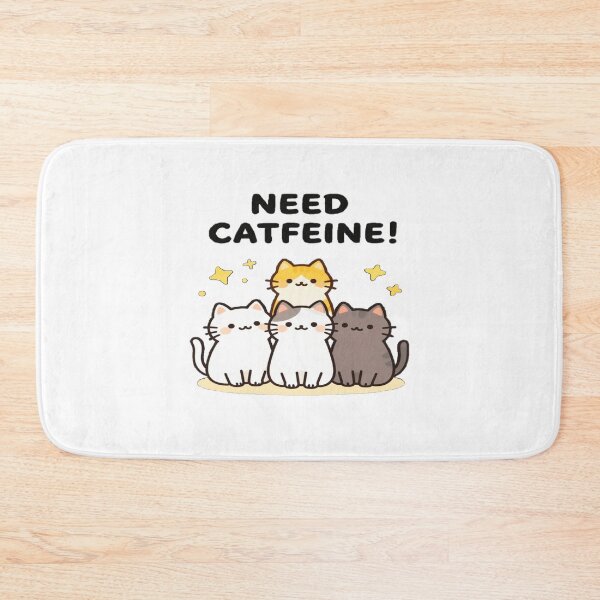 Item preview, Funny Relax with Cats and Caffeine NEED CATFEINE! designed and sold by Giulivo Store Graphic.