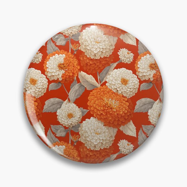 Item preview, Flourishing Zinnia Print - Flower Floral Pattern - Father'S Day Gift Ideas designed and sold by RoyalStarsPatts.