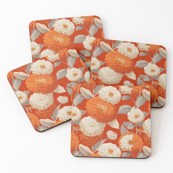 Item preview, Flourishing Zinnia Print - Flower Floral Pattern - Father'S Day Gift Ideas designed and sold by RoyalStarsPatts.