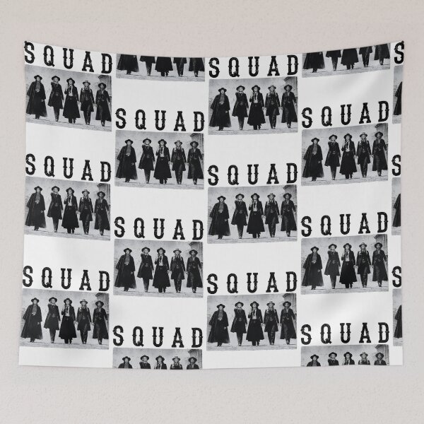 Item preview, Western Squad Vintage Cowboy Cowgirl Group Retro Western Humor designed and sold by ViniBall.