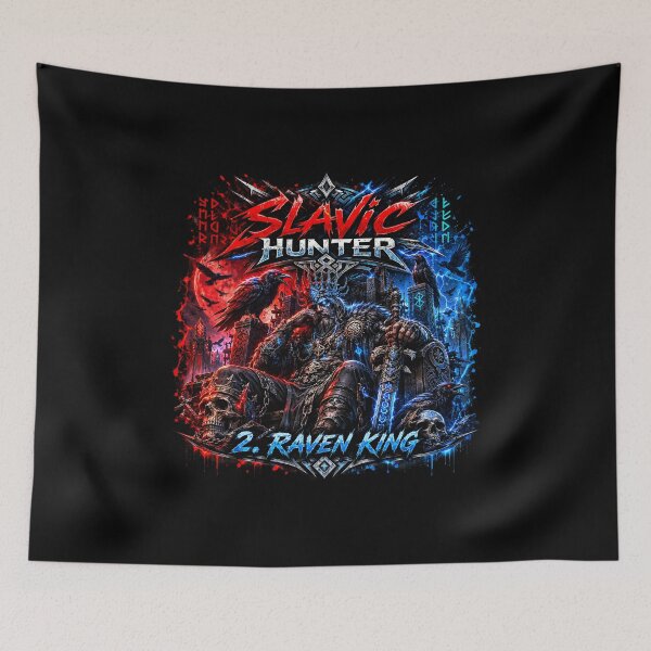 Item preview, Slavic Hunter – Raven King Viking Warrior | Norse Dark Fantasy designed and sold by Bizon2910.