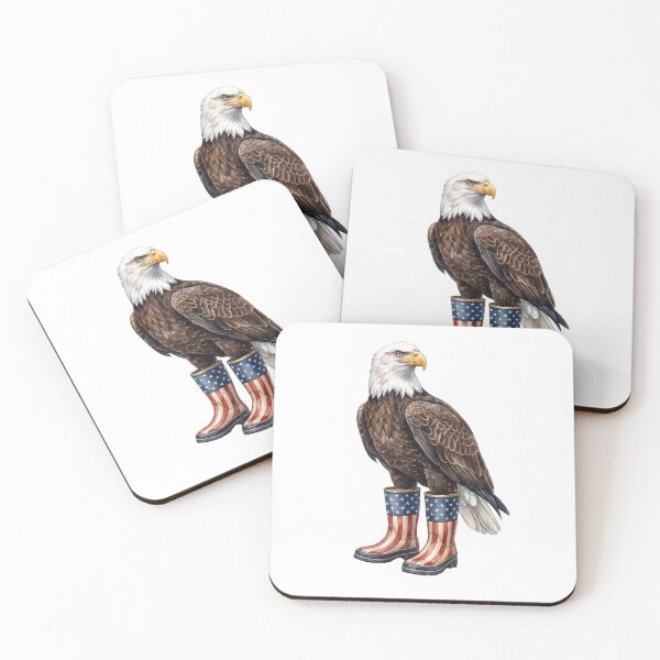 Item preview, American Eagle USA Flag Boots designed and sold by Roy & Tiffany.
