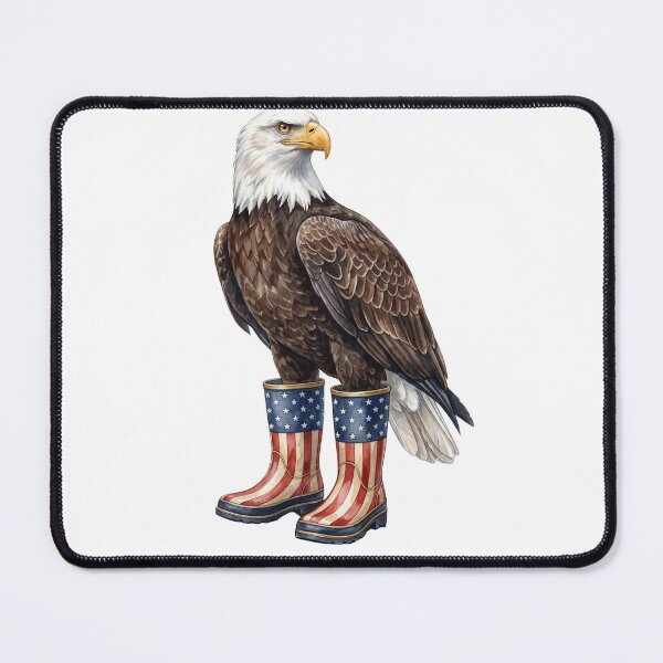 Item preview, American Eagle USA Flag Boots designed and sold by Roy & Tiffany.