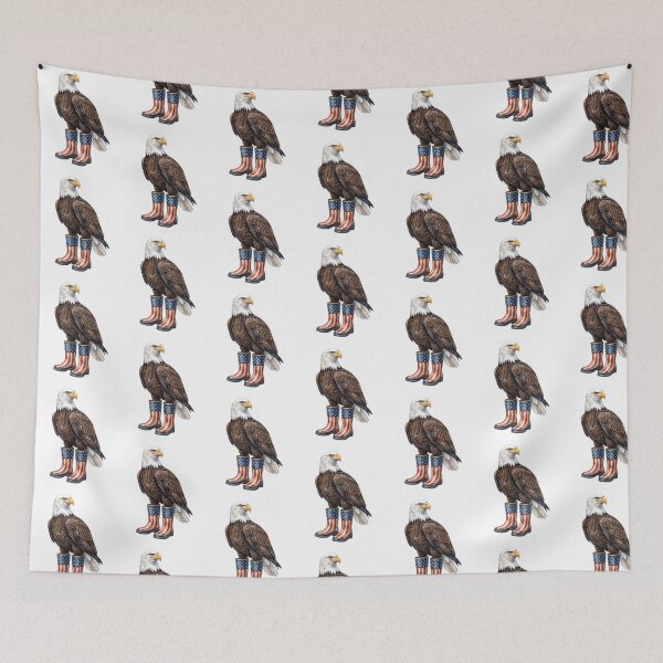 Item preview, American Eagle USA Flag Boots designed and sold by Roy & Tiffany.