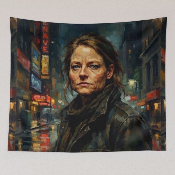 Item preview, The Brave One Crime Thriller Fine Art Tribute designed and sold by Art's Diner.