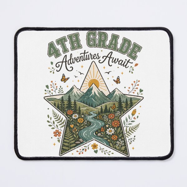 Item preview, 4th Grade Teacher Camper Camping Hiking Adventure Awaits designed and sold by OUICHA.