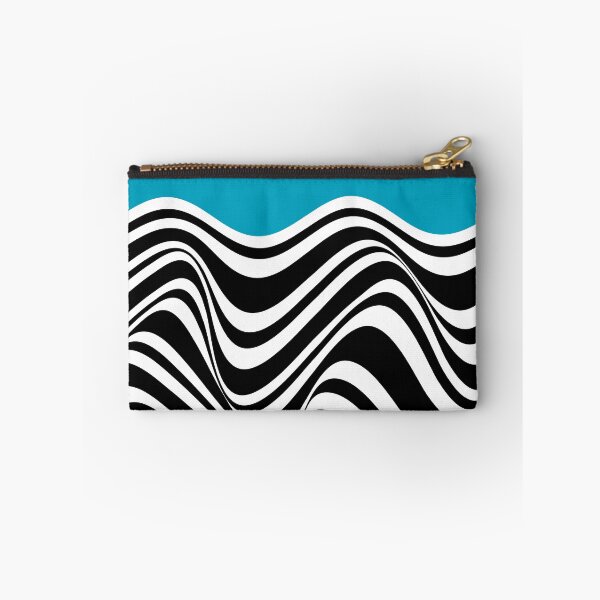 Item preview, Bauhaus Black & White Wavy Abstract Design designed and sold by seLaleeeNamha.