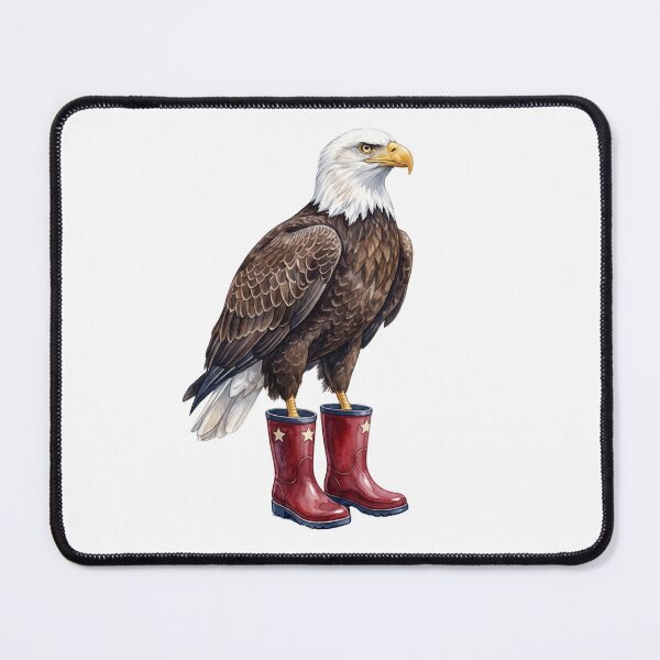 Item preview, Patriotic Eagle Red Boots designed and sold by Roy & Tiffany.