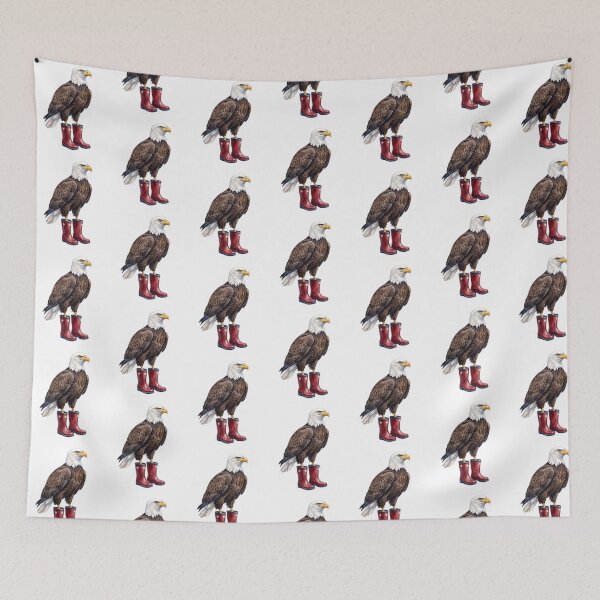 Item preview, Patriotic Eagle Red Boots designed and sold by Roy & Tiffany.