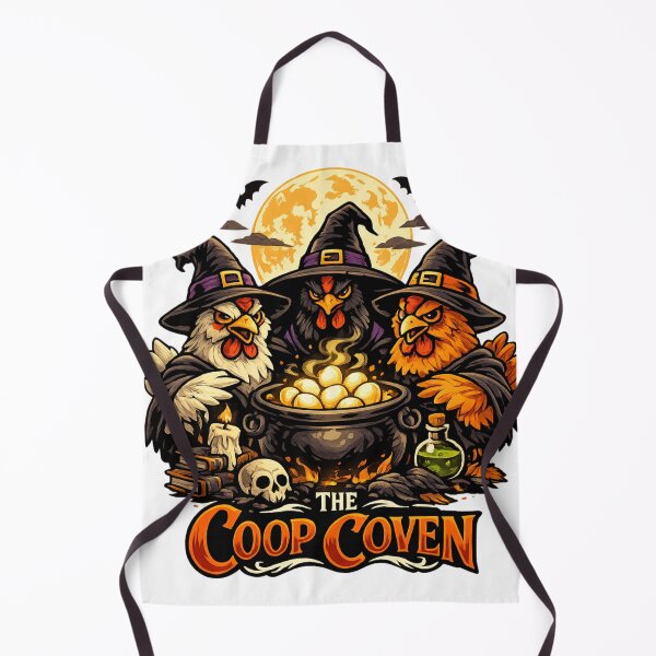 Item preview, The Coop Coven – Funny Chicken Witch Halloween Design | Spooky Farm Animals designed and sold by AydenWorld.