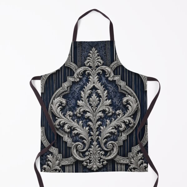 Item preview, Blue-Silver Baroque & Damask designed and sold by DesignsByPrnces.