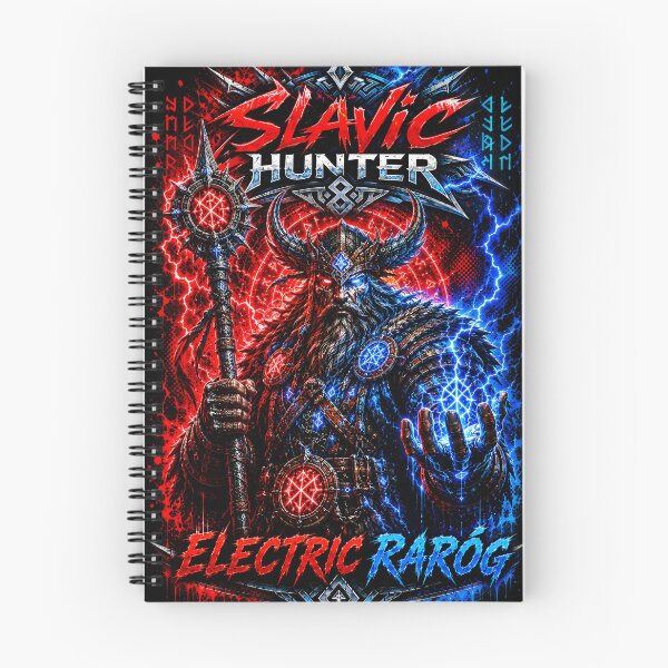Item preview, Slavic Hunter – Electric Ragnarok Viking God | Norse Mythology designed and sold by Bizon2910.
