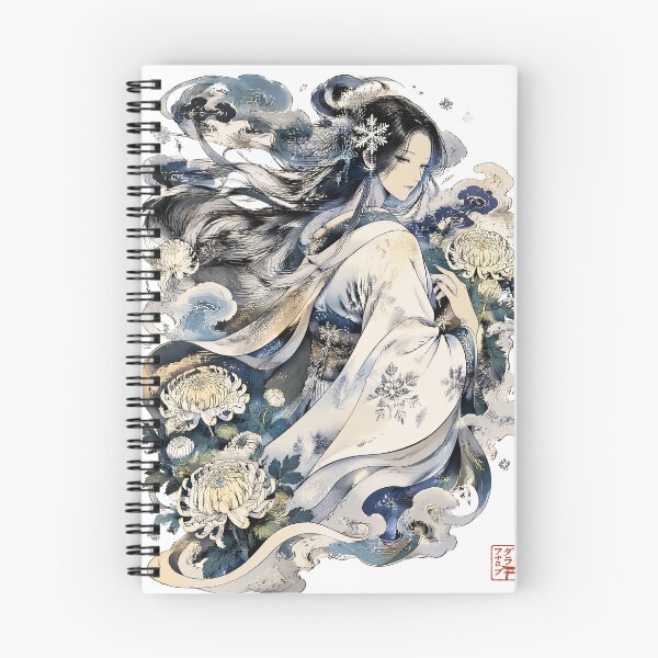 Item preview, Yuki Onna – Japanese Snow Woman Yokai Winter Spirit Art designed and sold by kaxymax.