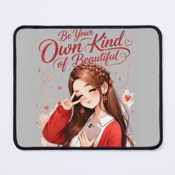 Item preview, Be Your Own Kind of Beautiful – Cute Anime Girl Aesthetic designed and sold by Mirai_Art ⭐⭐⭐⭐.