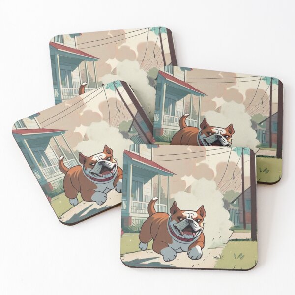 Item preview, Illustration - Dog Breed in Motion, Cheerful Cartoon Vibe designed and sold by World-Pets.