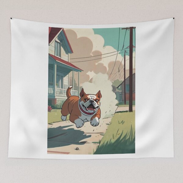Item preview, Illustration - Dog Breed in Motion, Cheerful Cartoon Vibe designed and sold by World-Pets.
