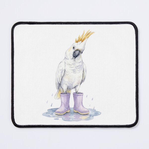 Item preview, Cute Cockatoo Purple Boots designed and sold by Roy & Tiffany.