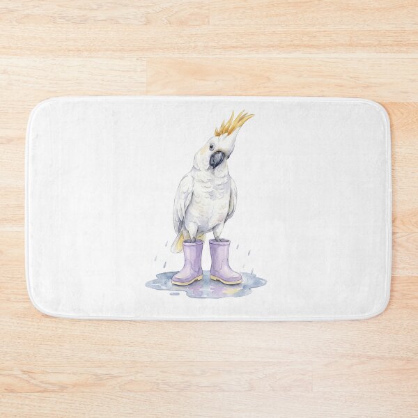 Item preview, Cute Cockatoo Purple Boots designed and sold by Tiffany Roy.