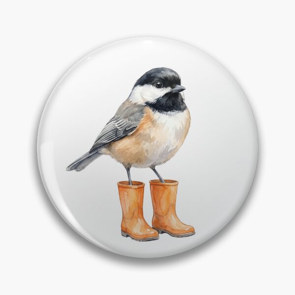 Item preview, Chickadee Orange Rain Boots designed and sold by Roy & Tiffany.