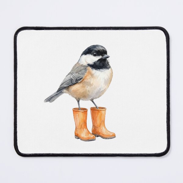 Item preview, Chickadee Orange Rain Boots designed and sold by Roy & Tiffany.