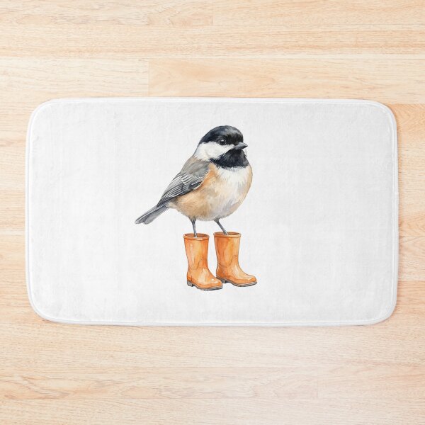 Item preview, Chickadee Orange Rain Boots designed and sold by Roy & Tiffany.