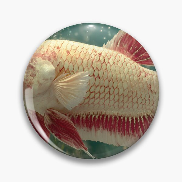 Item preview, White betta designed and sold by ScienceRex.