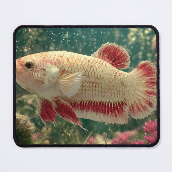 Item preview, White betta designed and sold by ScienceRex.