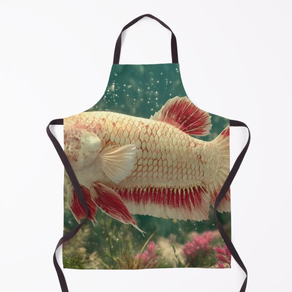 Item preview, White betta designed and sold by ScienceRex.
