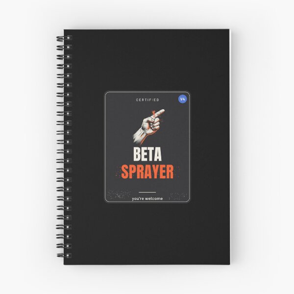 Item preview, Certified Beta Sprayer - Funny Rock Climbing Route Tag designed and sold by OneMoreClub.