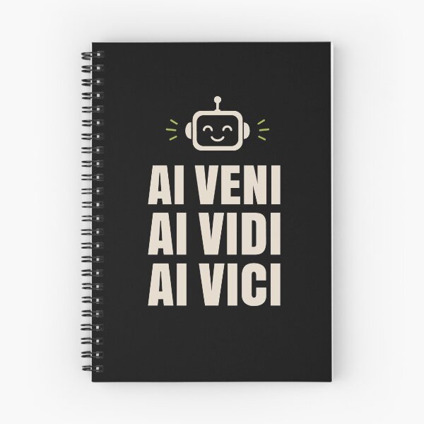 Item preview, AI Veni Vidi Vici Robot Tech Conqueror designed and sold by AntiqueImages.