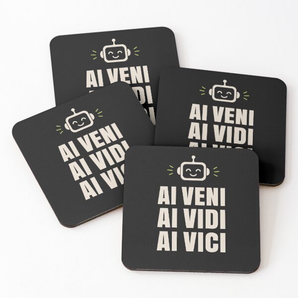 Item preview, AI Veni Vidi Vici Robot Tech Conqueror designed and sold by AntiqueImages.