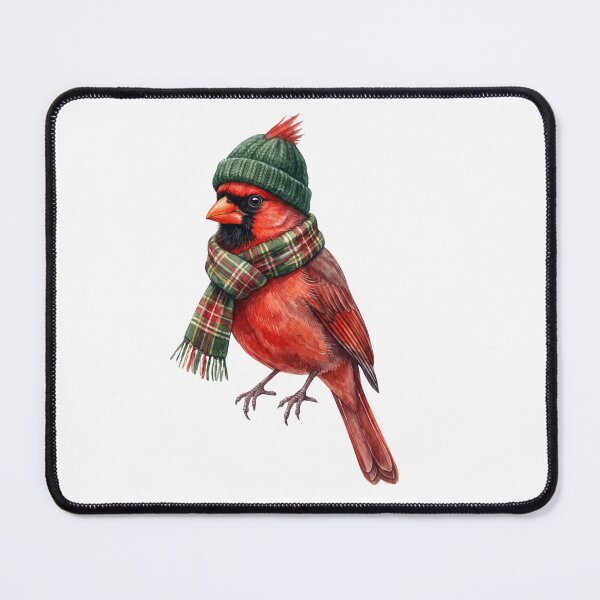 Item preview, Cozy Winter Cardinal Beanie designed and sold by Roy & Tiffany.