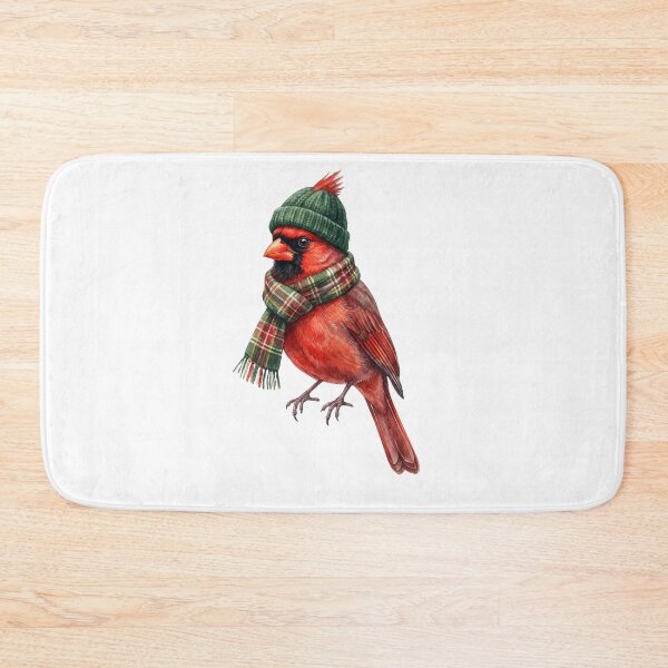 Item preview, Cozy Winter Cardinal Beanie designed and sold by Roy & Tiffany.